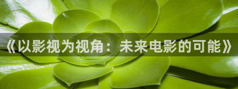理论大全影院片理论片：《以影视为视角：未来电影的可能》